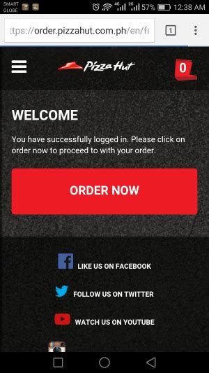 essnet pizza hut|Sign In .